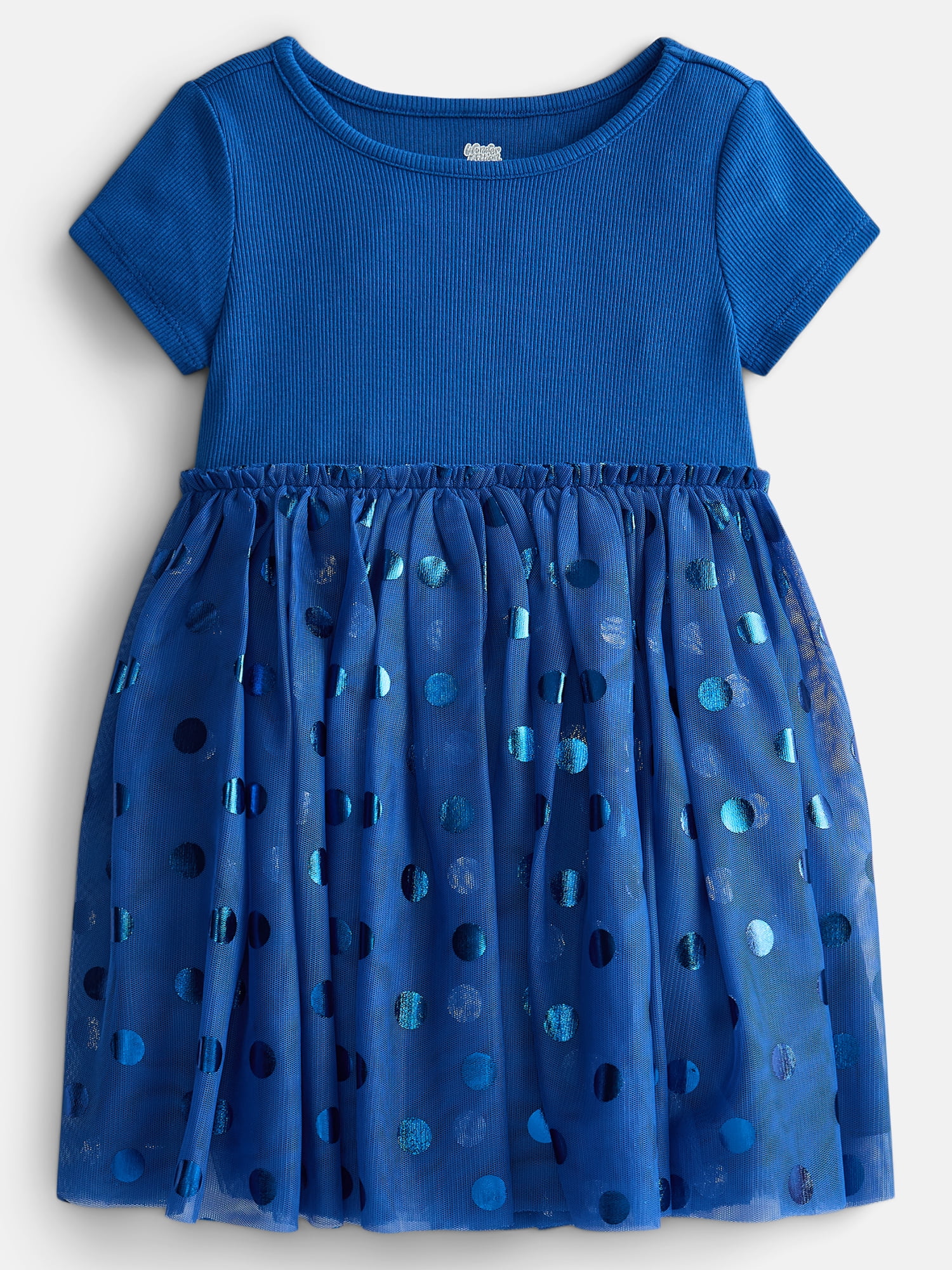 Wonder Nation Toddler Girls' Tutu Dress with Short Sleeves, Sizes 12M-5T