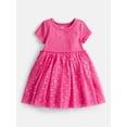 thumbnail image 1 of Wonder Nation Toddler Girls' Tutu Dress with Short Sleeves, Sizes 12M-5T, 1 of 3