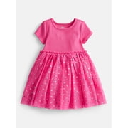 Wonder Nation Toddler Girls' Tutu Dress with Short Sleeves, Sizes 12M-5T