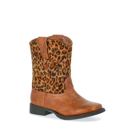 Wonder Nation Toddler & Big Girls Western Cowgirl Boot