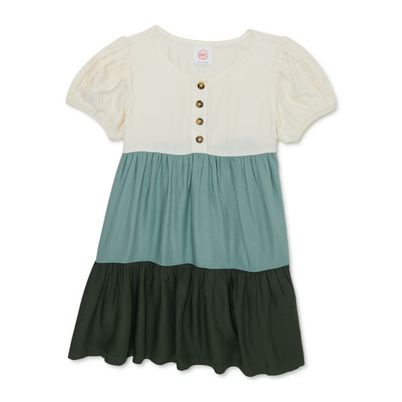Wonder Nation Toddler Girls Woven Dress, Sizes 12M-5T