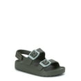 thumbnail image 1 of Wonder Nation Toddler Kids EVA Double Buckle Sandals, 1 of 6