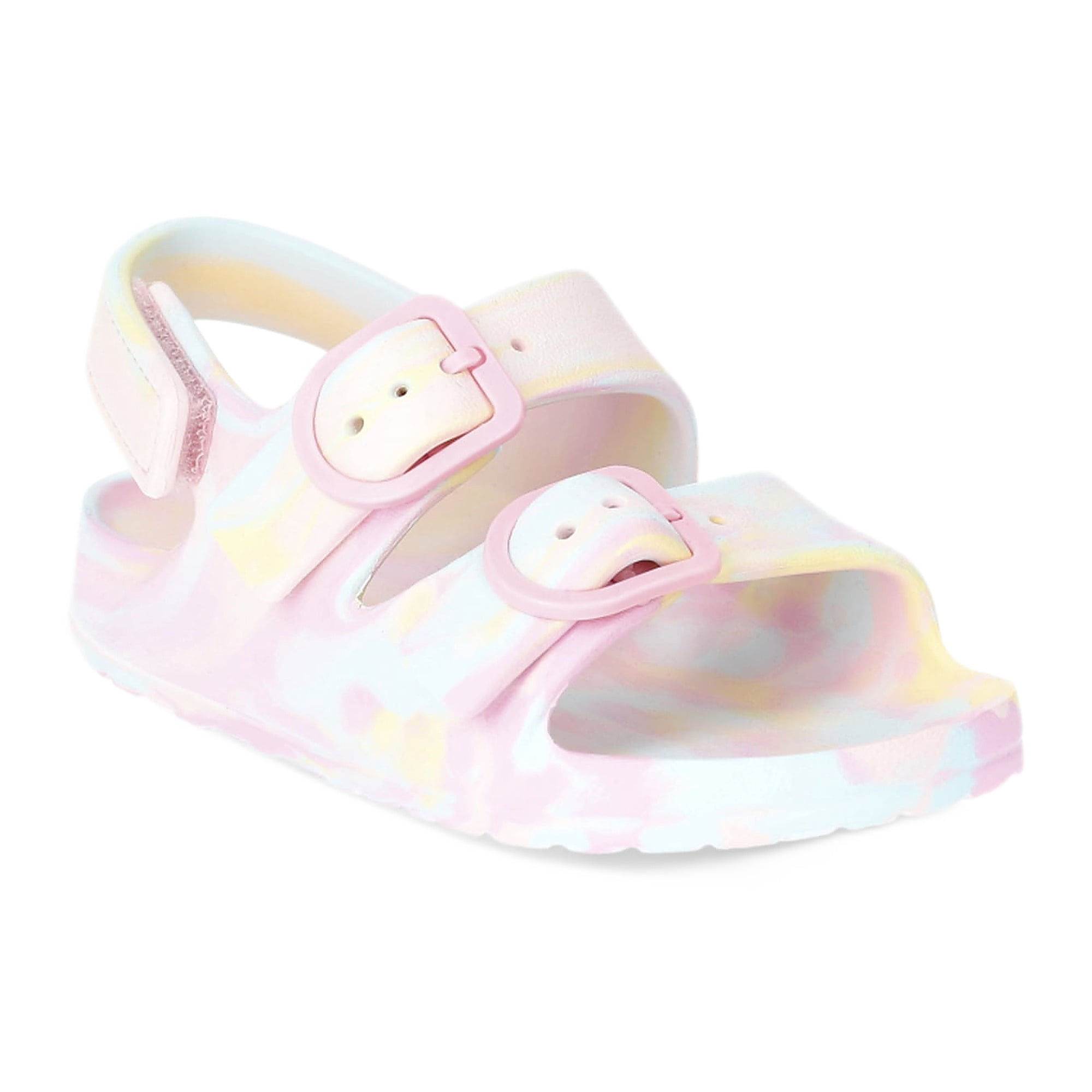 Wonder Nation Toddler Kids EVA Double Buckle Sandals