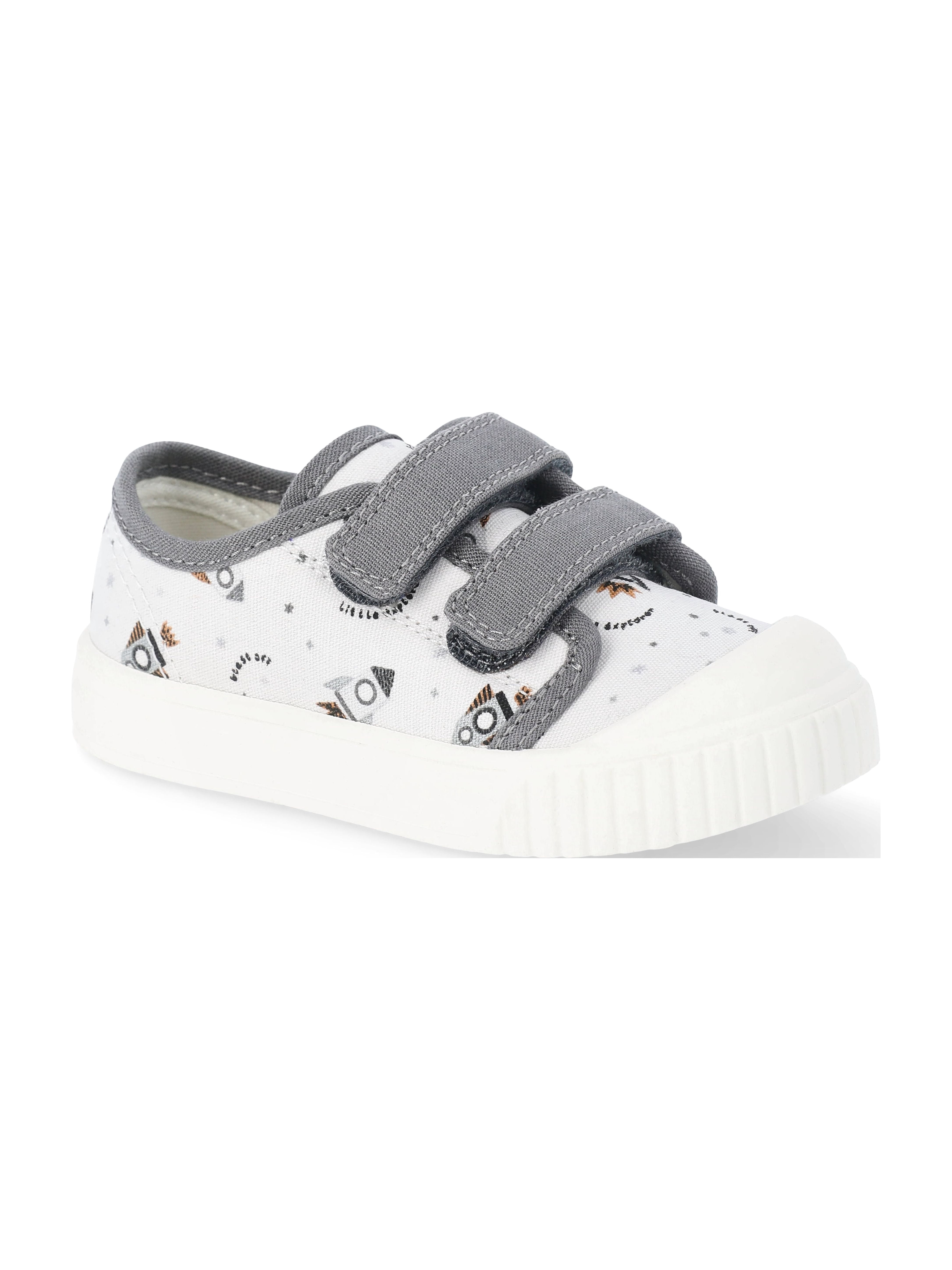 Wonder Nation Baby & Toddler Kids Two-Strap Bump Toe Sneakers