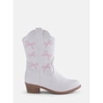 thumbnail image 1 of Wonder Nation Toddler, Little & Big Girls Bow Western Boots, 1 of 5