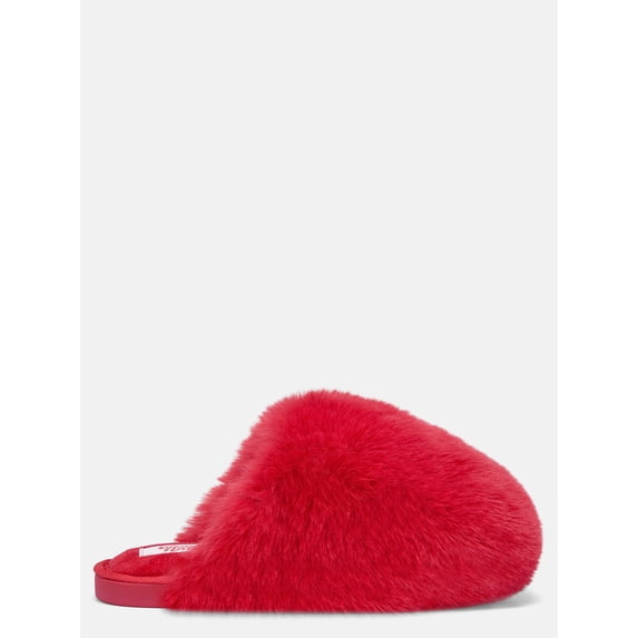 Wonder Nation Toddler, Little & Big Girls Faux Fur Puff Slippers