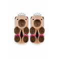 thumbnail image 1 of Wonder Nation Toddler, Little and Big Girls Capybara Slipper, 1 of 6
