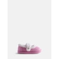 thumbnail image 1 of Wonder Nation Toddler, Little and Big Girls Faux Shearling Mary Jane Slippers, 1 of 5