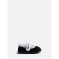 thumbnail image 1 of Wonder Nation Toddler, Little and Big Girls Faux Shearling Mary Jane Slippers, 1 of 5