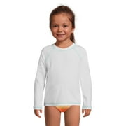 Wonder Nation Toddler Long Sleeve Swim Rash Guard, Sizes 12M-5T