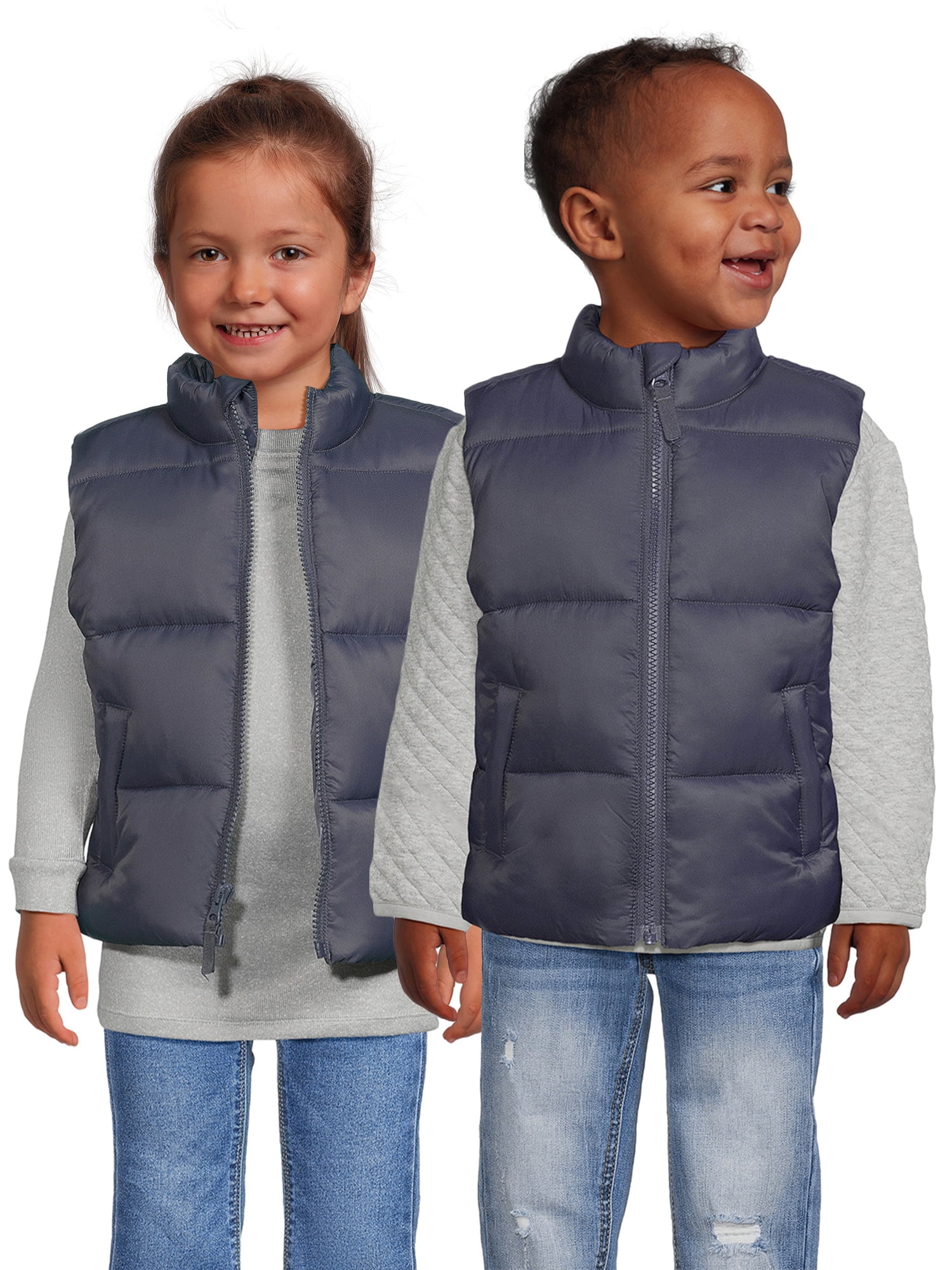 Wonder Nation Toddler Puffer Vest, Sizes 12M-5T - Walmart.com