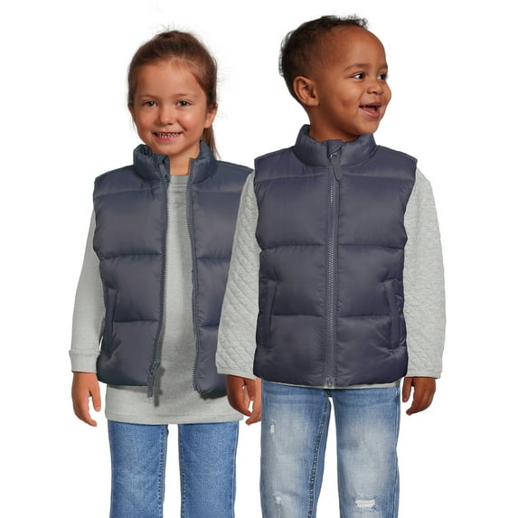Wonder Nation Toddler Puffer Vest, Sizes 12M-5T