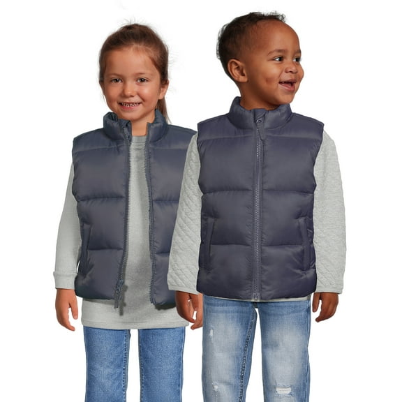 Wonder Nation Toddler Puffer Vest, Sizes 12M-5T
