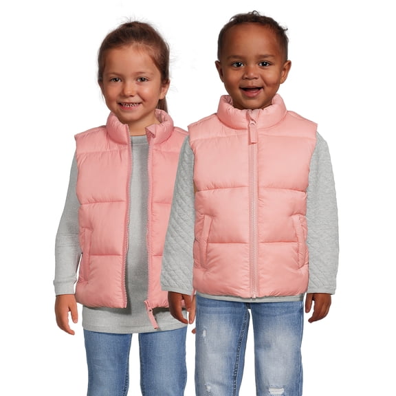 Wonder Nation Toddler Puffer Vest, Sizes 12M-5T