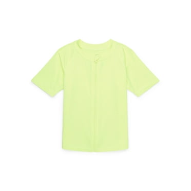 Wonder Nation Toddler Boys Rash Guard with Short Sleeves and UPF 50 , Sizes 12M-5T