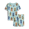 thumbnail image 1 of Wonder Nation Toddler Short-Sleeve Tee & Short Set Cotton Pajama Set, 2-Piece, Sizes 12M-5T, 1 of 3