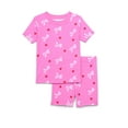 thumbnail image 1 of Wonder Nation Toddler Short-Sleeve Tee & Shorts Cotton Pajama Set, 2-Piece, Sizes 12M-5T, 1 of 3