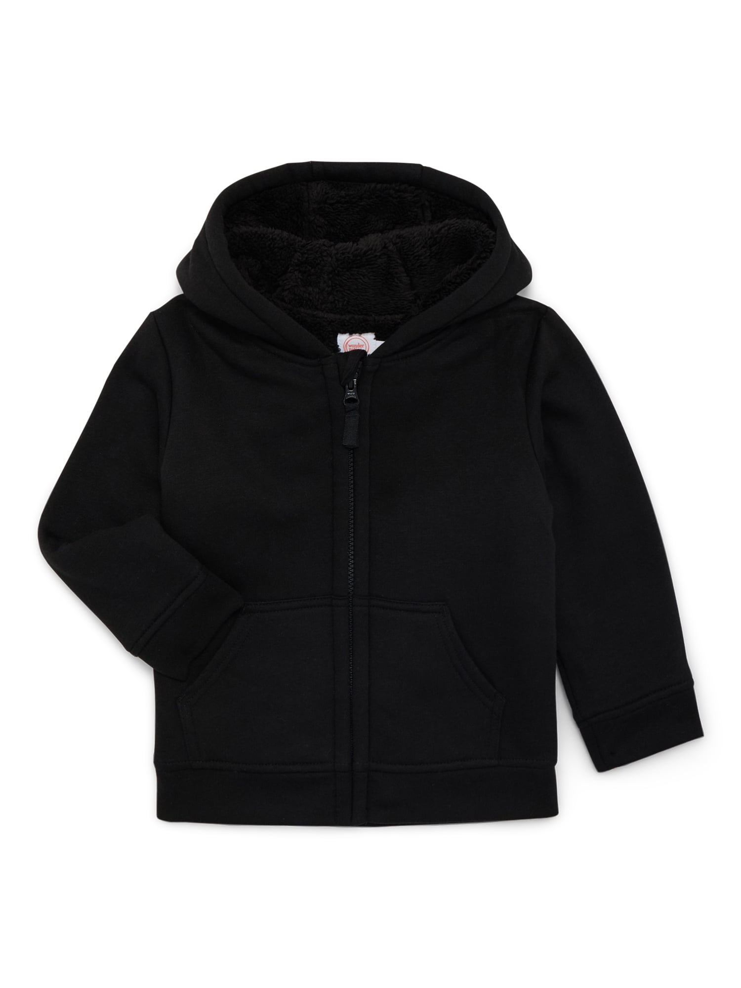 Wonder Nation Toddler Fleece Zip Hoodie, Size 12M-5T