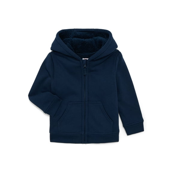 Wonder Nation Toddler Fleece Zip Hoodie, Size 12M-5T