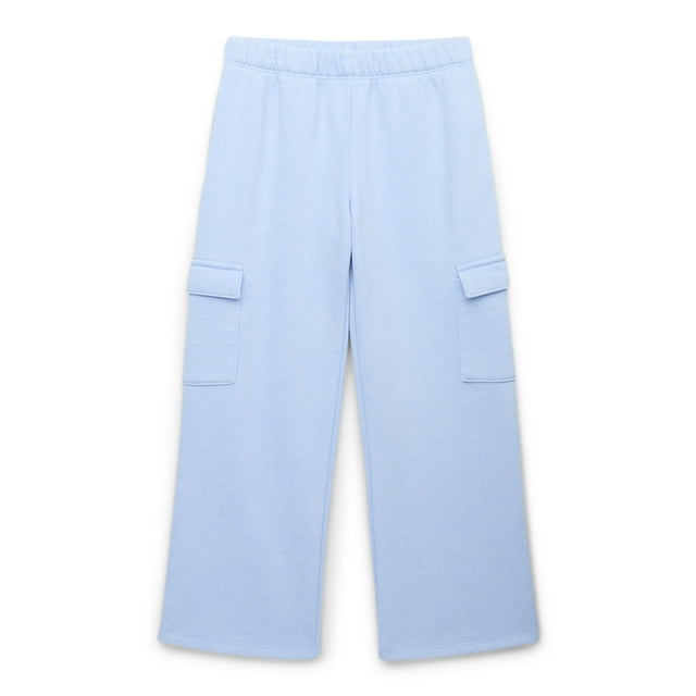 Wonder Nation Tween Girls Cargo Sweatpants, Sizes 4-18