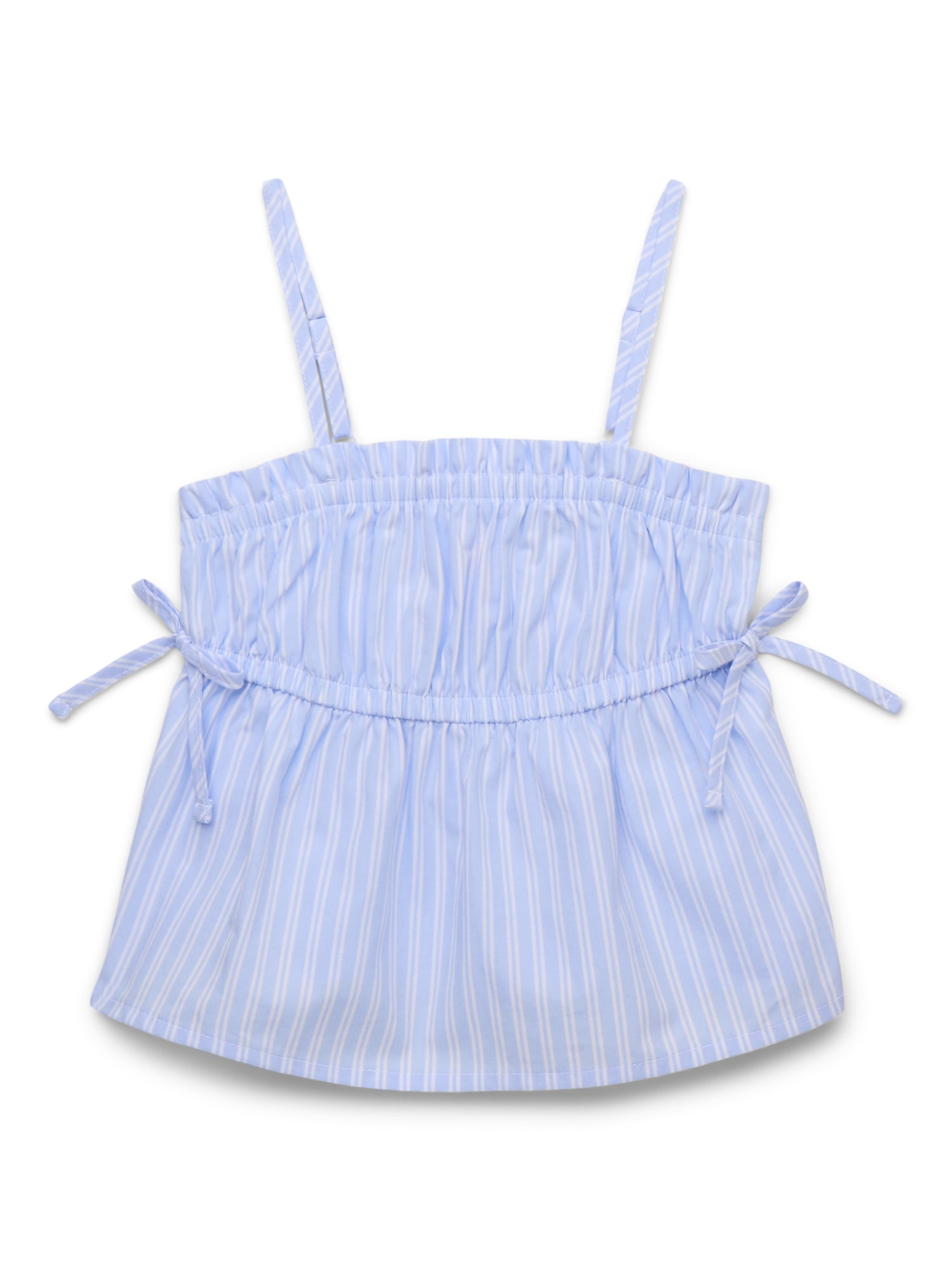 Wonder Nation Tween Girls Cotton Side Tie Tank Top, Sizes 4-18