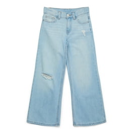 Wonder Nation Girls Straight Leg Stretch Jeans, Sizes 5-18