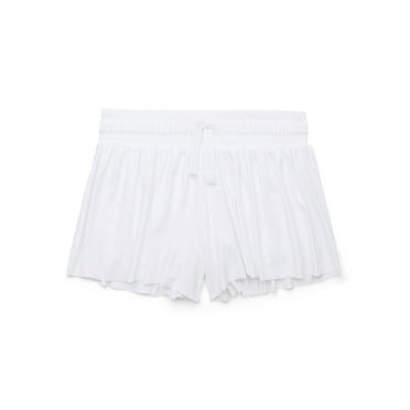 Wonder Nation Tween Girls Flutter Shorts with Liner, Sizes 4-18