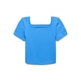thumbnail image 1 of Wonder Nation Girls Seamless Tee with Short Sleeves, Sizes 4-18 & Plus, 1 of 3
