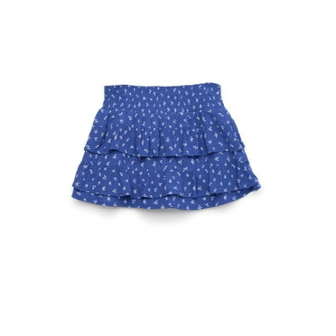 Wonder Nation Tween Girls Tiered Ruffle Skirt, Sizes 4-18