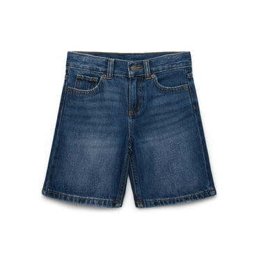 Wonder Nation Tween Girls Wide Leg Jean Shorts, Sizes 5-18