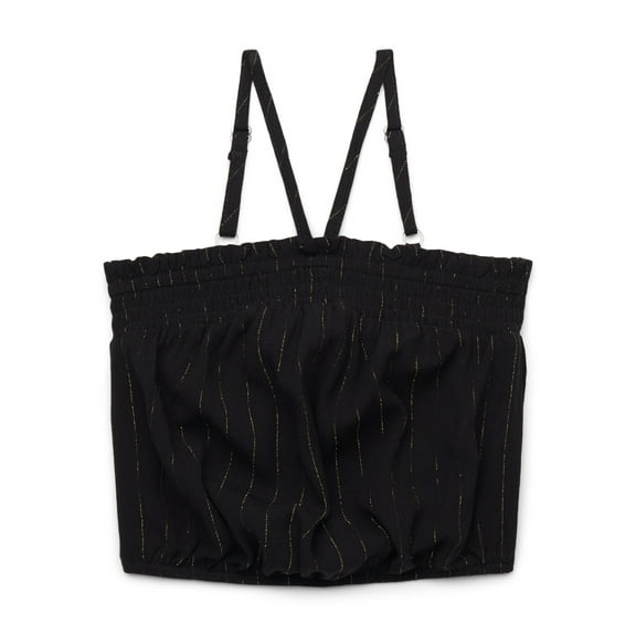 Wonder Nation Girls Tween Cotton Smocked Halter Tank Top, Sizes 4-18