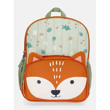 Wonder Nation Toddlers' 13.5" Fox Hollow Backpack, Frosted Mint Green