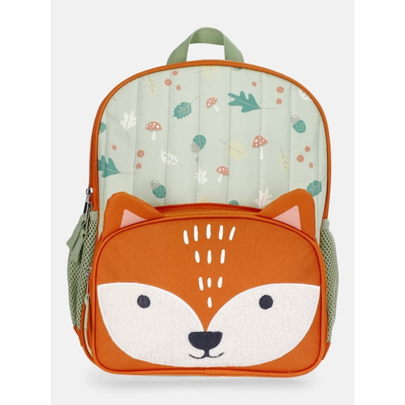 Wonder Nation Toddlers' 13.5" Fox Hollow Backpack, Frosted Mint Green