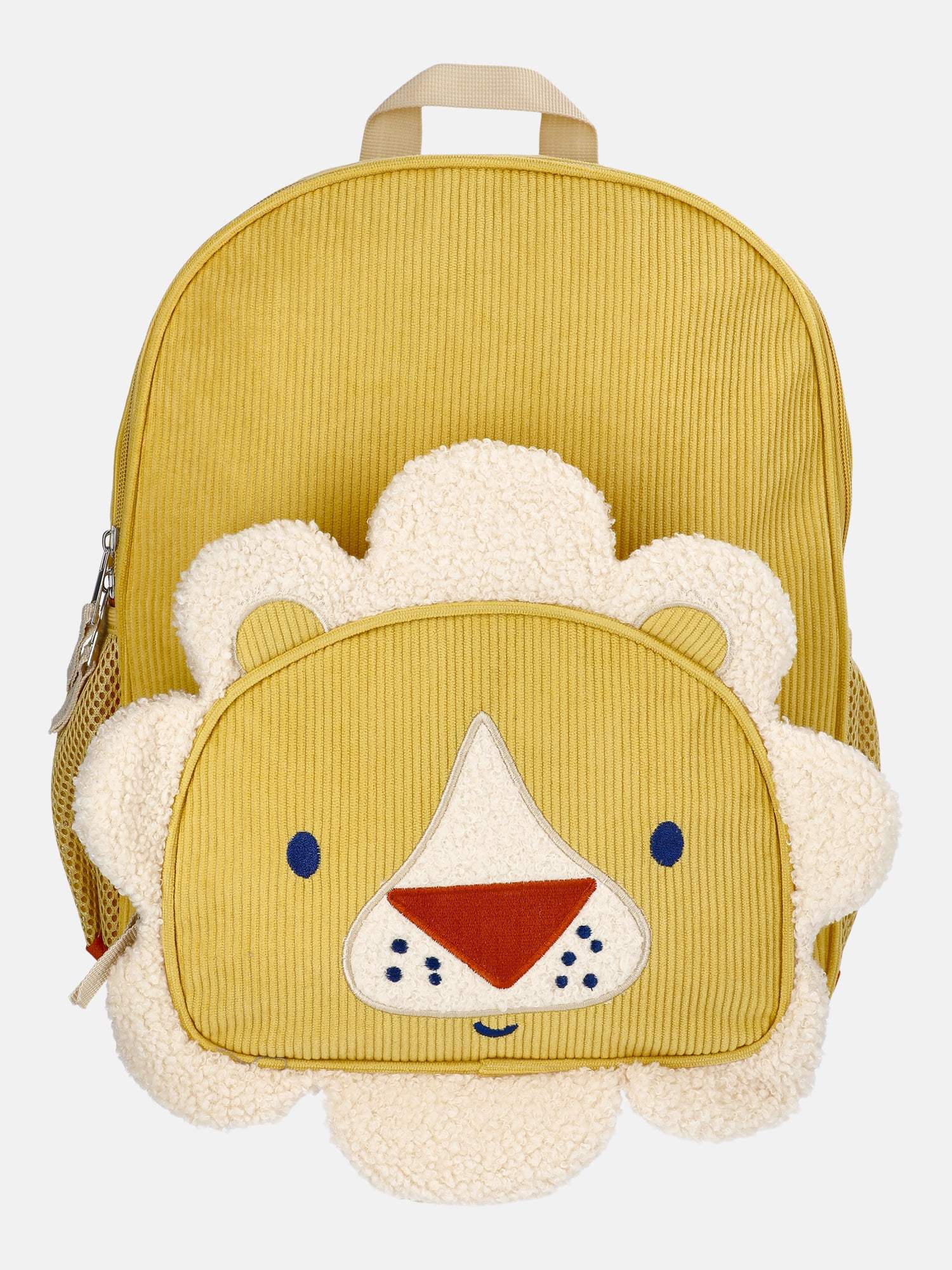 Wonder Nation Toddlers' 13.5" Lion Mane Corduroy Backpack, Beeswax