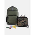 thumbnail image 1 of Wonder Nation Kids' Unisex 17" Sensory and Adaptive Backpack and Lunch Box Set, Camouflage, 1 of 7
