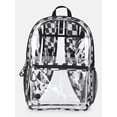 thumbnail image 1 of Wonder Nation Kids' Clear 17" Adaptive Backpack, Optic Checks, 1 of 5