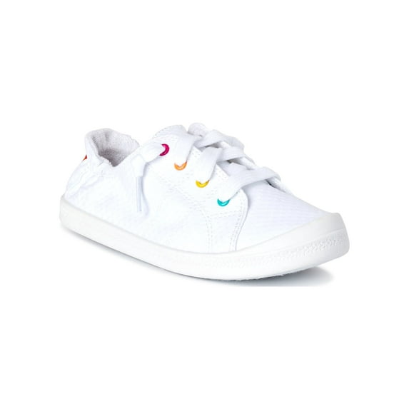 Wonder Nation Unisex Kids Casual Bump Toe Canvas Shoes, Assorted Colors