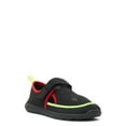 thumbnail image 1 of Wonder Nation Unisex Kids Water Shoes, Breathable Mesh Design Adjustable Strap Black, 13/1, 1 of 5