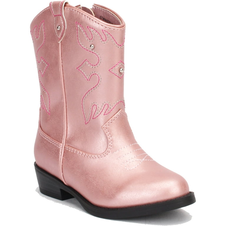 Girls pink deals cowboy boots