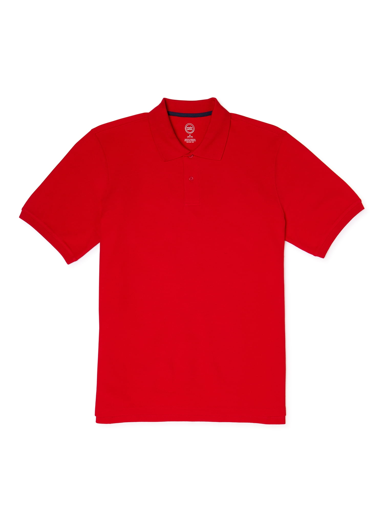 Wonder Nation Young Men's Short Sleeve Polo Shirt