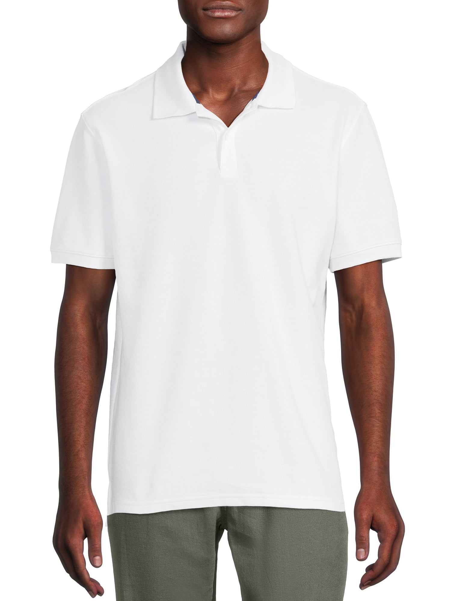 Amount of difference Senator Wonder Nation Young Mens School Uniform Short Sleeve Pique Polo Shirt,  Sizes S-XL - Walmart.com