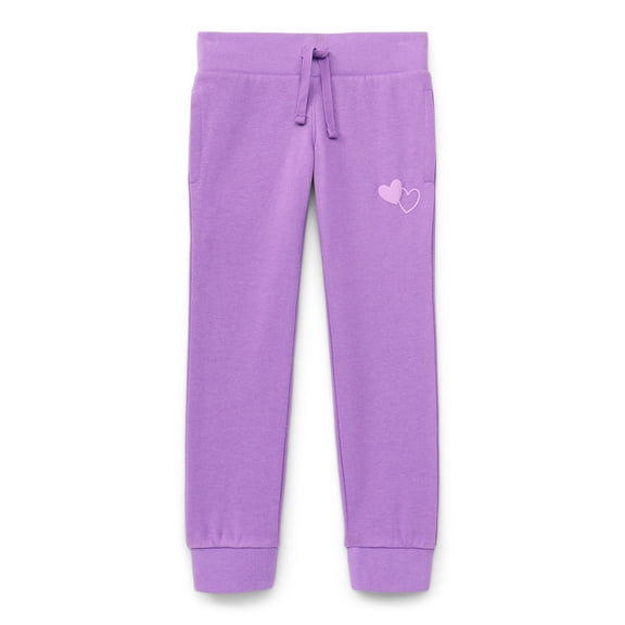 Wonder Nations Girls Fleece Joggers, Sizes 4-18 & Plus