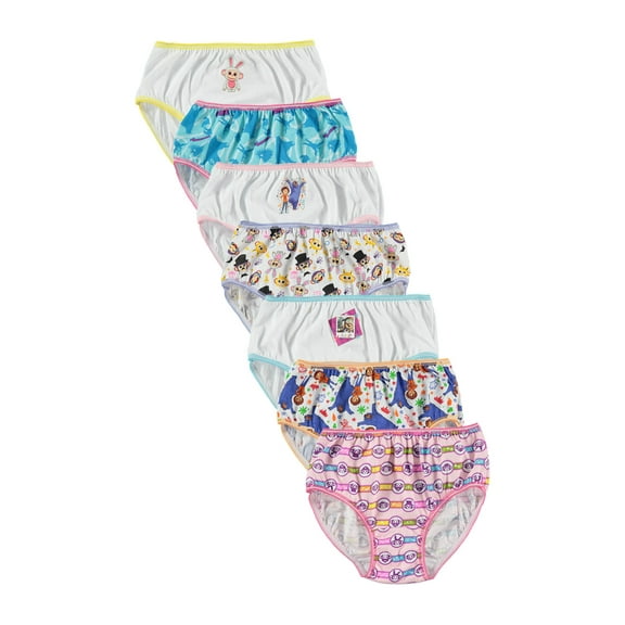 Wonder Park Girls' Underwear, 7 Pack Panties (Little Girls & Big Girls)
