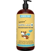 Fish Oil for Dogs-Omega 3 from Salmon, Cod & Krill – Skin, Immune, Joint & Heart Support – 16 oz