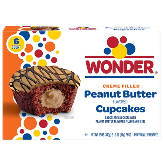 Wonder Wonder Crème Filled Peanut Butter Cupcakes — product image