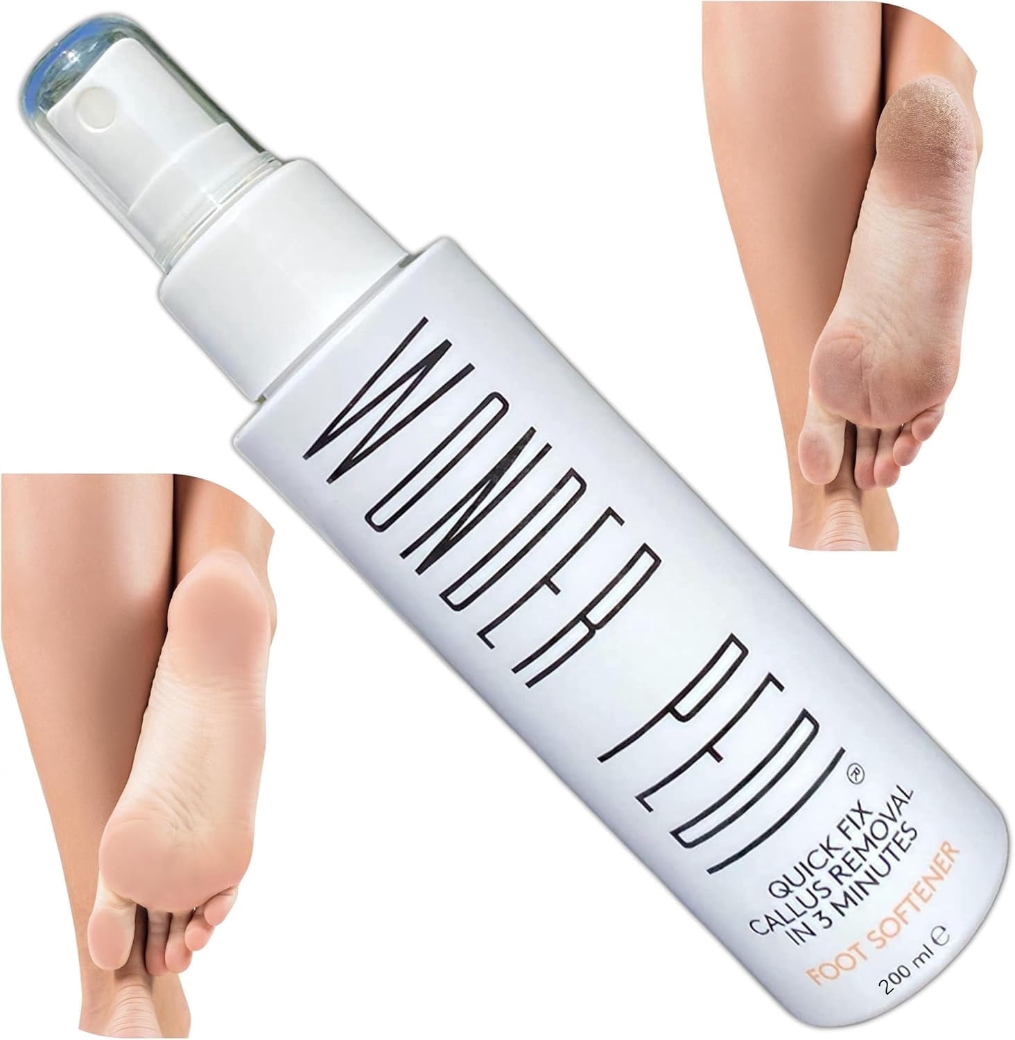 Wonder Pedi Instant Soft Foot Callus Remover Feet Softener Spray Professional Spa Quality