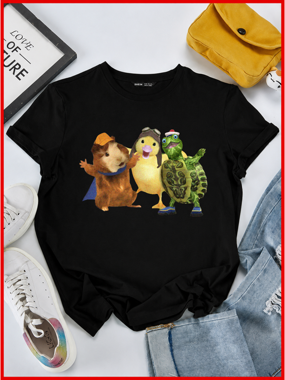 Wonder Pets Linny Tuck Ming Ming Funny Retro Cartoon Pet Unisex T-Shirt V51419, S-5XL