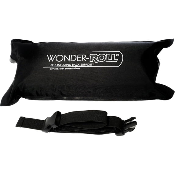 Wonder Roll Adjustable Lumbar Support Cushion for Home, Office, and Travel