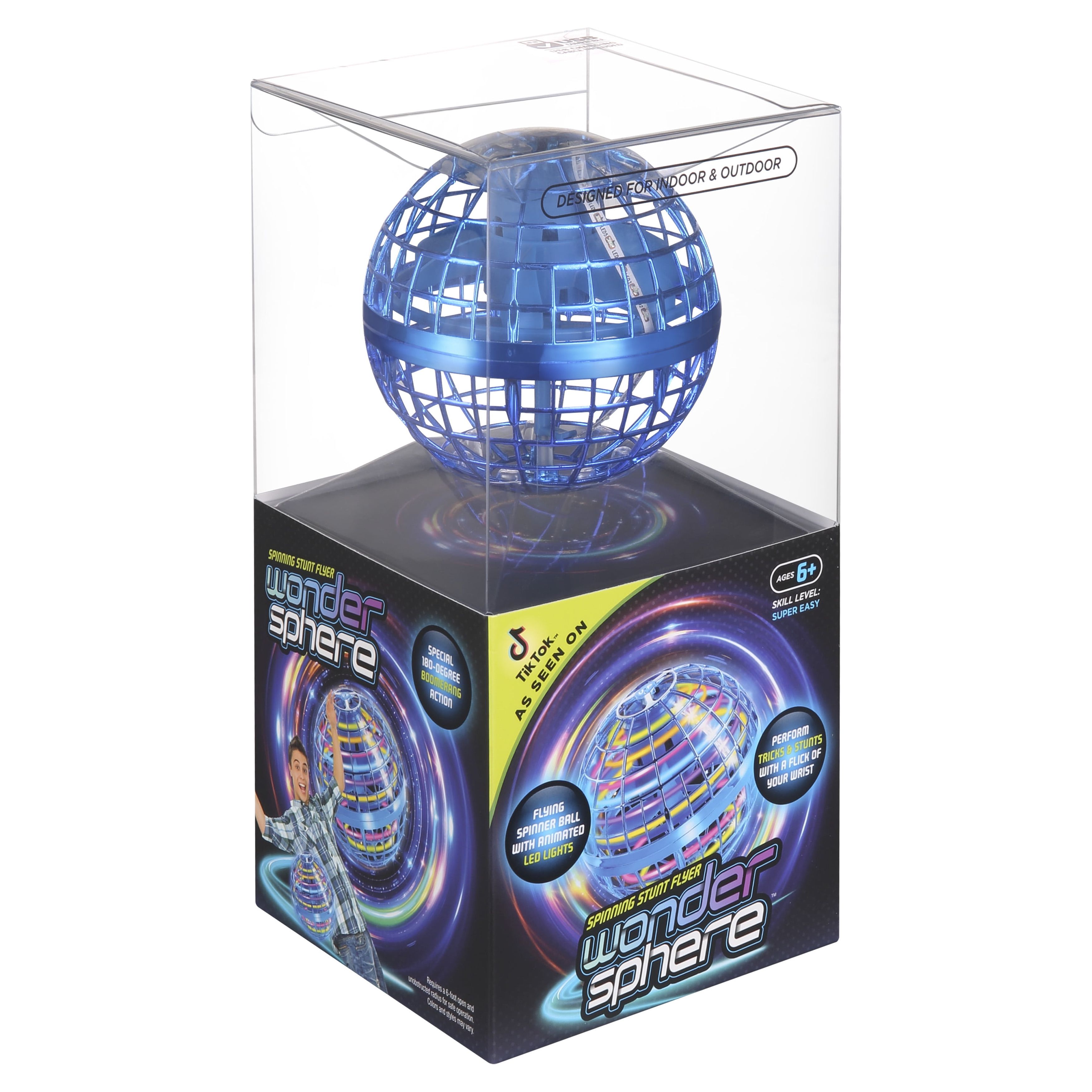 Wonder Sphere Magic Hover Ball- Blue Color- Skill Level Easy- STEM Certified - image 1 of 10