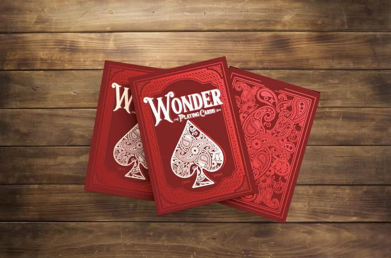 Wonder Standard Playing Cards - Scarlet Edition by Chris Hage